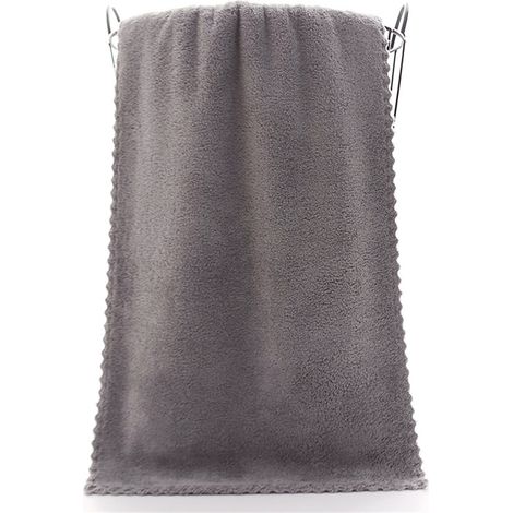 Serviette De Soin - Serviette Visage 35 X 75 Cm - 100 % Coton - Haute Absorption - Pour Salle De Bain Gym Plage Spa - Lot De 1 (1/3)