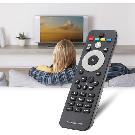 Mando a distancia RC-2820 con botones grandes – Para reproductor Blu-ray – Accesible y práctico – Largo alcance – Fácil de reemplazar