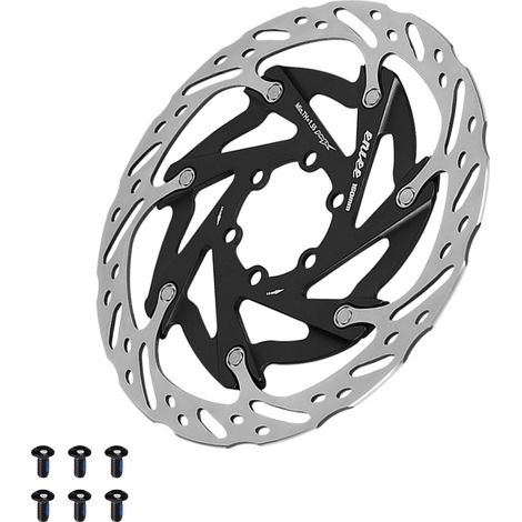 Disque de frein flottant ENLEE 160 mm 6 trous VTT Route Gravel Noir (1/3)