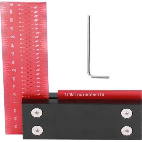 de menuisier de 10 cm 4 pouces Équerre de charpentier (1/5)