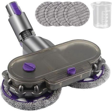 Tête de balai électrique pour aspirateur double usage (sec et humide) V15 V11 V10 V8 V7 avec réservoir d'eau amovible (1/5)