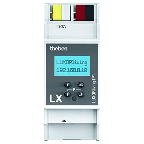 Theben Smart Home-System LUXORliving IP1 Systemzentrale Bussystem-Basismodul (1/2)