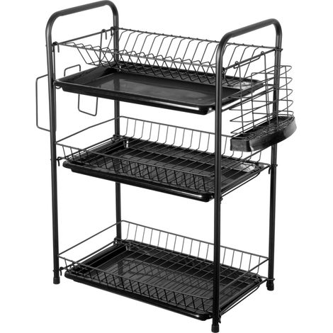 Scolapiatti a 3 livelli 48x24x52 cm brunbeste BB-3413 (1/5)
