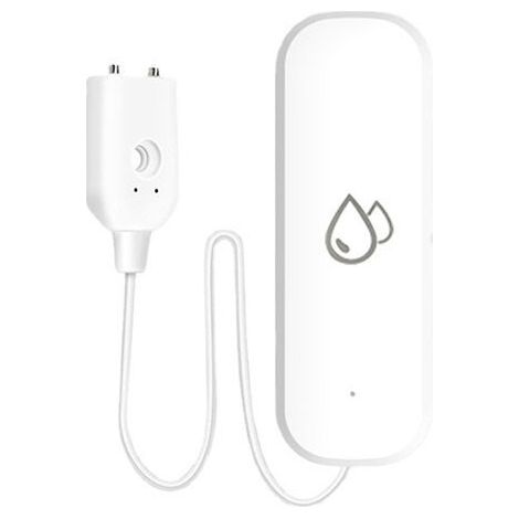 royaluxe -Tuya Détect de fuite d'eau intelligent WiFi pour alarme de débordement et d'inondation, surveillance à distance pour chauffe-eau, pompe à eaux usées de sous-sol (1/5)