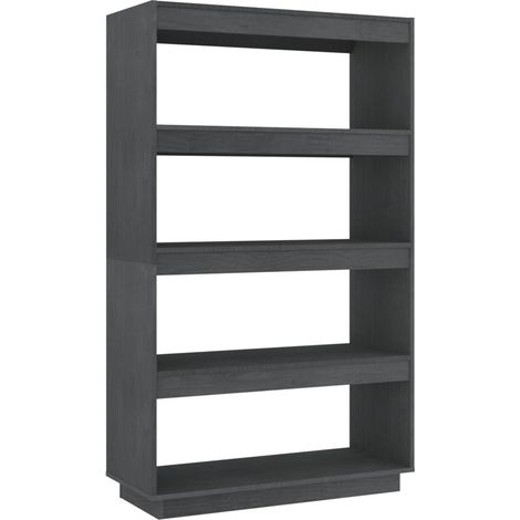 Maison Exclusive - Bücherregal/Raumteiler Grau 80x35x135 cm Massi