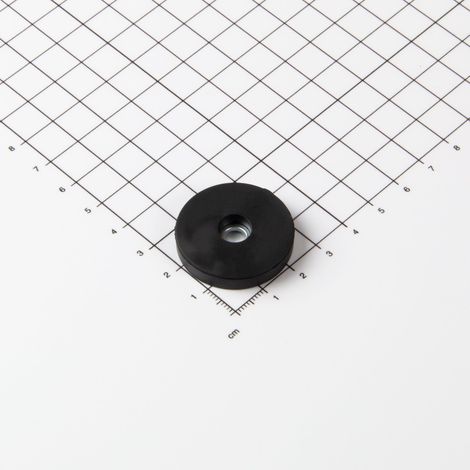 Magna-C Gummiertes Magnetsystem Ø31x6mm mit zylindrischer Senkung (1/5)