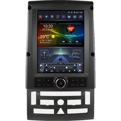 Radio de voiture, interface utilisateur améliorée, système de navigation, compatible avec Peugeot 407 2004 - 2011 au style Tesla, S1 (8Core 3G 32G) (1/2)