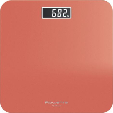Rowenta Premiss BS1803V0 balance Carré Orange Pèse-personne électronique