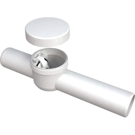 Valvola Antiriflusso Orizzontale Maschio Maschio Bonomini ABS Bianco ø40 mm (1/2)
