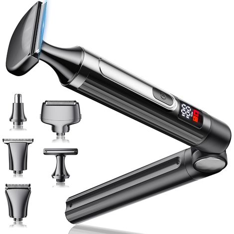 Rasoir dos pour homme 5 en 1 avec manche long (1/5)