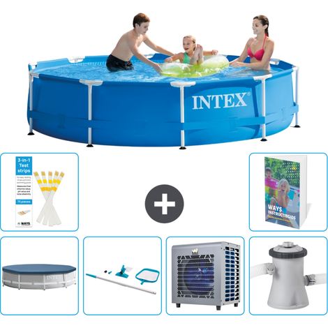 Intex Piscina con struttura Rotonda - 305x76 cm - 7-pezzi  S109 (1/5)