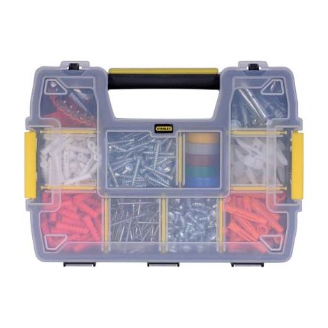ORGANIZER PORTAMINUTERIA SORT MASTER LIGHT STANLEY  SCOMPARTI REGOLAB MM 295X215 H.MM 65 STST170720