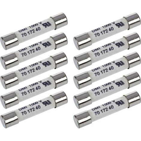 Fusibles en céramique blanche pratiques 1000 V 500 mA (lot de 10) pour multimètre (1/5)
