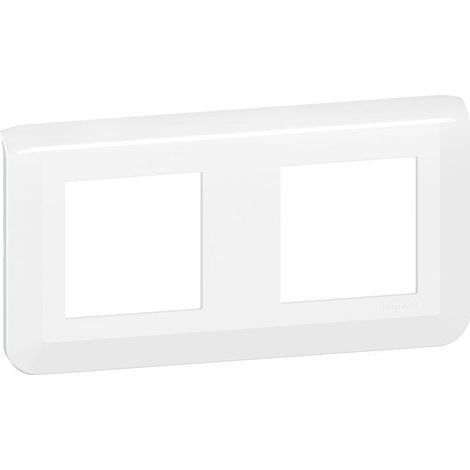 LEGRAND 277804L  Placa Mosaic 2x2 módulos horizontal, blanco