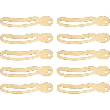 10 Définir les Charnières de Support de Couvercle Antique avec des Vis, une Esthétique Vintage et des Applications Larges pour les Boîtes en Bois (Couleur laiton)