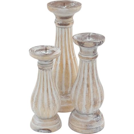 Pillar Design Candle Holder - L8 x W8 x H35 cm