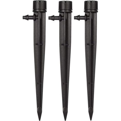 (50pcs)Garden Irrigation Drippers for 4mm/7mm Tube 360 Degree 8 Holes Adjustable Micro Flow Irrigation System Kit