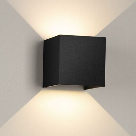 Applique murale 12w Led Applique Intérieur Extérieur Blanc Chaud 3000k Applique Led Avec Angle De Faisceau Réglable Ip65 Étanche Led Lumière Extérieure (1/4)