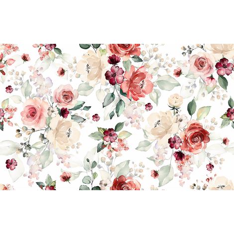 Papier peint panoramique - Fleurs - 130 cm x 81 cm (1/2)