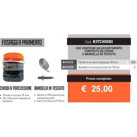 Fissaggio a pavimento