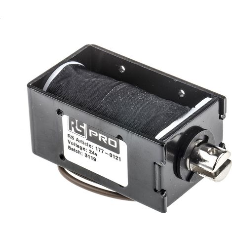 Electroaimant linéaire RS PRO 24 V 64 x 30 x 38 mm ( Prix pour 1 ) (1/4)