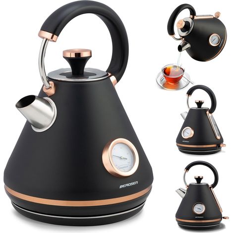 Bouilloire electrique avec thermometre 17 l bd 701 noir