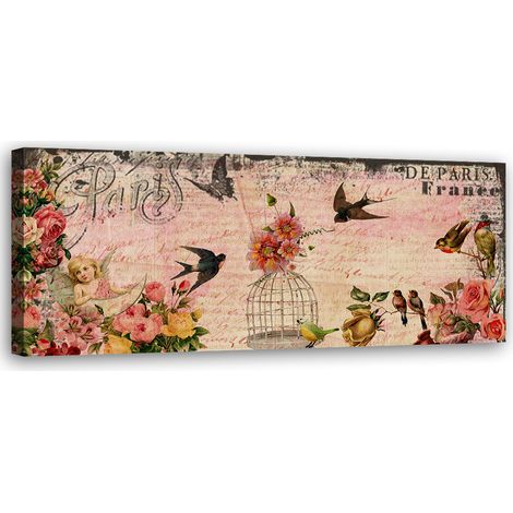 Tableau sur toile Carte de Paris 90x30 (1/5)