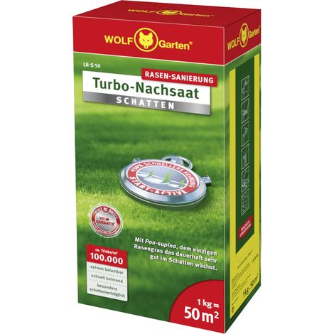 WOLF-Garten 3826636 LR-S 50 TURBO-Nachsaat SCHATTEN für 50 m² 1 St.