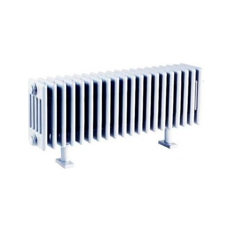 Acova – Radiateur eau chaude plinthe en acier 724W – 5 colonnes – Entraxe 234mm – Pression 10 bars – M6C514030 (1/4)