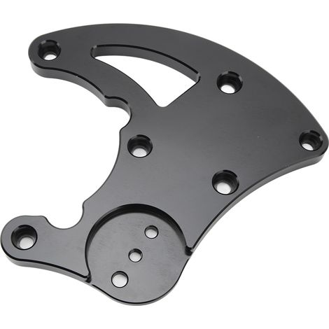 Support de compresseur de climatisation à montage haut, kit de remplacement pour compresseur de climatisation haute stabilité pour camions Chevy LS, LS1, LS2, LS3, LS6 Vortec, noir. (1/5)