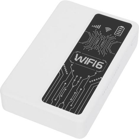 Convertisseur WiFi 4G LTE, Point D'accès Portable WiFi6 pour Voyage et Usage Domestique, Matériau ABS, 300Mbps (White) (1/5)