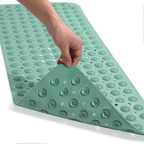 Tapis de douche antidérapant pour la maison, avec ventouses et points de massage. (1/5)