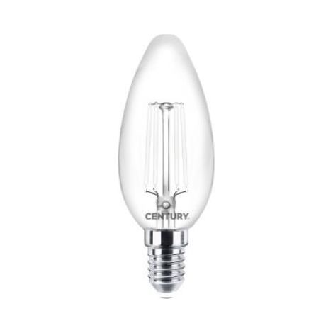 Century lampada a filamento led bianco incanto candela chiara 4.50w - e14 (1/3)