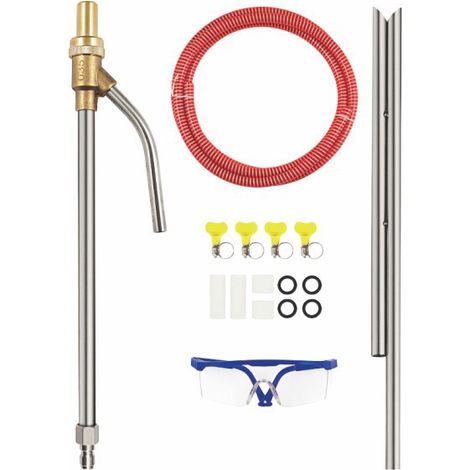 Kit pistolet de sablage à insertion rapide 1/4 – noyau céramique laiton, pour nettoyage haute pression industriel (1/5)