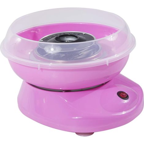 1 Machine à barbe à papa, acier inoxydable, couvercle transparent, PP alimentaire, pour enfants et famille