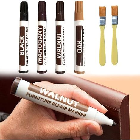 Furniture Touch Up Repair, Wood Repair Markers, Furniture Repair Kit, Wood Repair Kit, Parquet Repair Kit, Furniture Touch Up Pen, Wood Touch Up Felt (1/5)