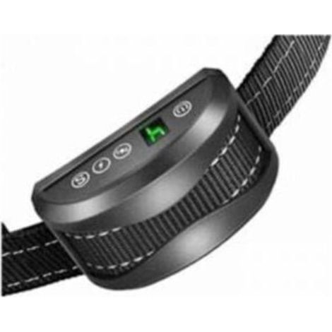 Collier Anti-aboiement Chien - 3 Modes Choc Électrique/Vibration/Sensibilité Aide au Dressage Inoffensif Automatique IP65 Batterie Rechargeable Sangle Reflechissant Réglable pour Petit Gros Chien (1/4)