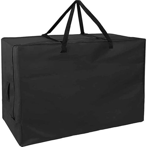 1PCS (couleur : Noir, taille : 154x71x45cm) Sacs de rangement multifonctions de grande capacité, robuste et durable pour l'école, le voyage, le déménagement, idéal pour la literie, les oreillers (1/5)