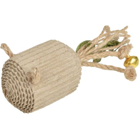 Jouet pour Chat "Souris & Ficelles" 12cm Naturel (1/2)