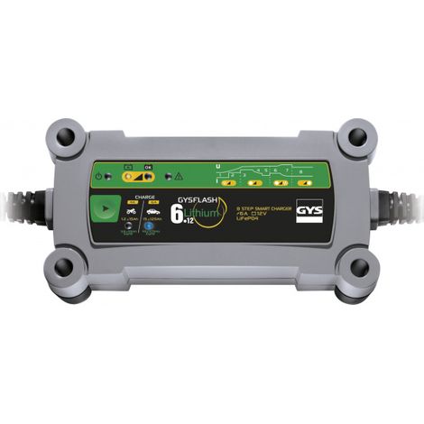 LiFePO4 caricabatterie 12V 6A da 1.2 a 125Ah GYSFLASH 6.12 Litio
