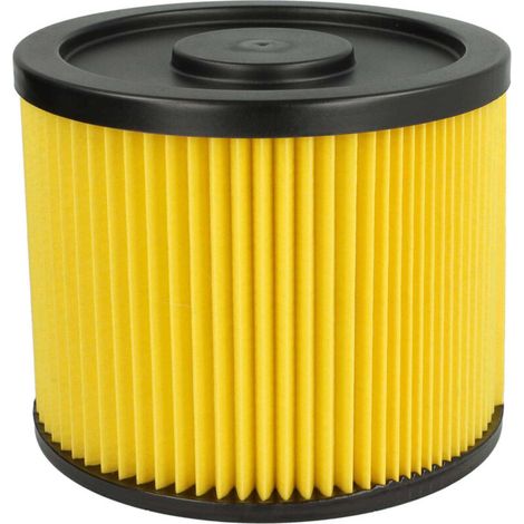 filtre plissé compatible avec Einhell Inox 1500, Inox 30 A, RT-VC 1600 E, RT-VC 1630 SA, TC-VC 1820 SA, TE-VC 1820 aspirateur - jaune (1/4)