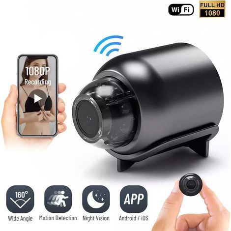Mini caméra intelligente Wi-Fi, enregistreur vidéo sans fil (1/5)
