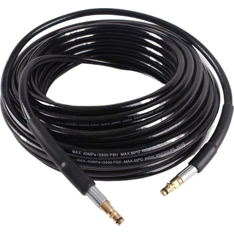 10M Flexible Tuyau Pour karcherK2-K7,Connecteur Rapide,Tuyau À Haute Pression Accessoire Compatible Avec Nettoyeur Haute Pression Bosch (1/4)