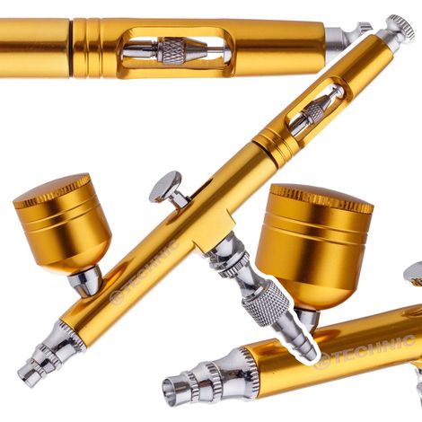 Airbrush-Modellierdüse 0,3 mm Doppelwirkung Lackierung AB-140 Gold