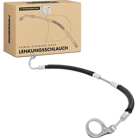 Tubo flessibile del servosterzo, circa 2,3 metri, in gomma, compatibile con Audi A8 4E2 4E8 (2002-2010), posizione di installazione: dalla pompa idraulica alla scatola dello sterzo, design per guida a (1/5)