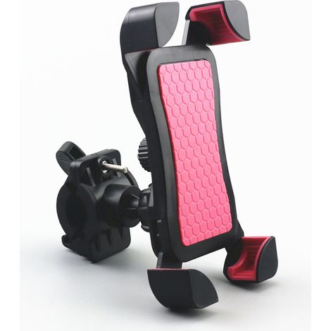 Soporte para teléfono de bicicleta - Universal - Rosa