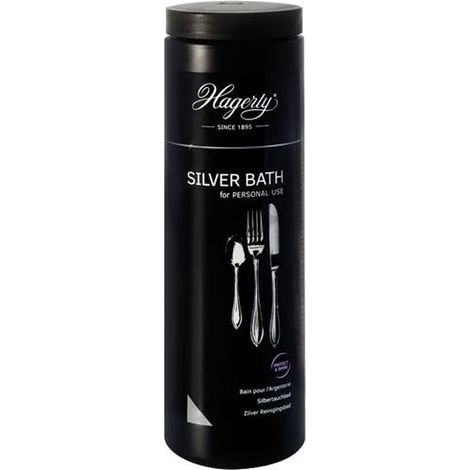 Bain professionnel pour couverts en argent 580ML – Ravive l'éclat – Utilisation exclusive pour argent – Évite contact avec métaux – Hagerty (1/3)