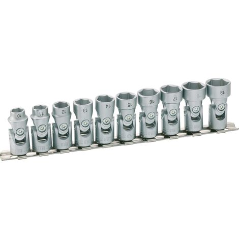 Jeu de douilles articulées à 6 pans 880G/10H HAZET