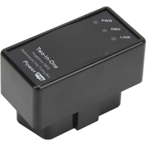 Jeffergarden Boîtier de réglage de puce OBD2 ECO à 16 broches pour augmenter la puissance, le couple et l'efficacité énergétique des voitures 12-24 V-DOU