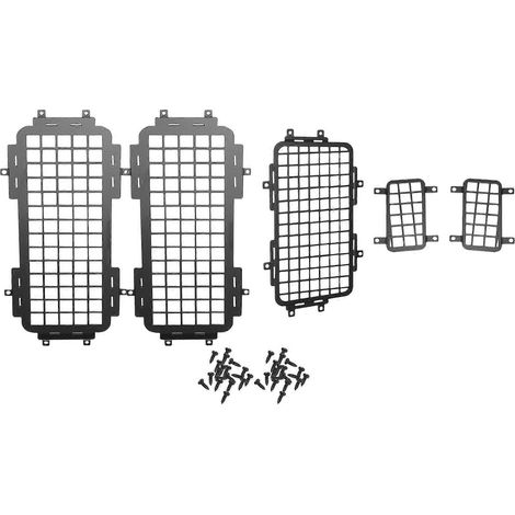 Filet de fenêtre métallique latéral arrière pour voitures RC MN D90 D99S MN99S 1/12 (1/5)